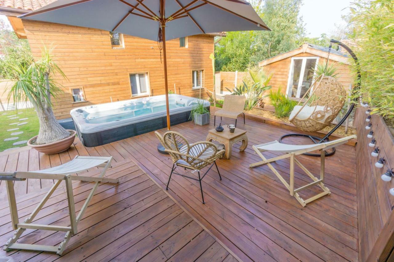 Wood'N Sea Surf Lodge - Auberge De Jeunesse Capbreton Bagian luar foto