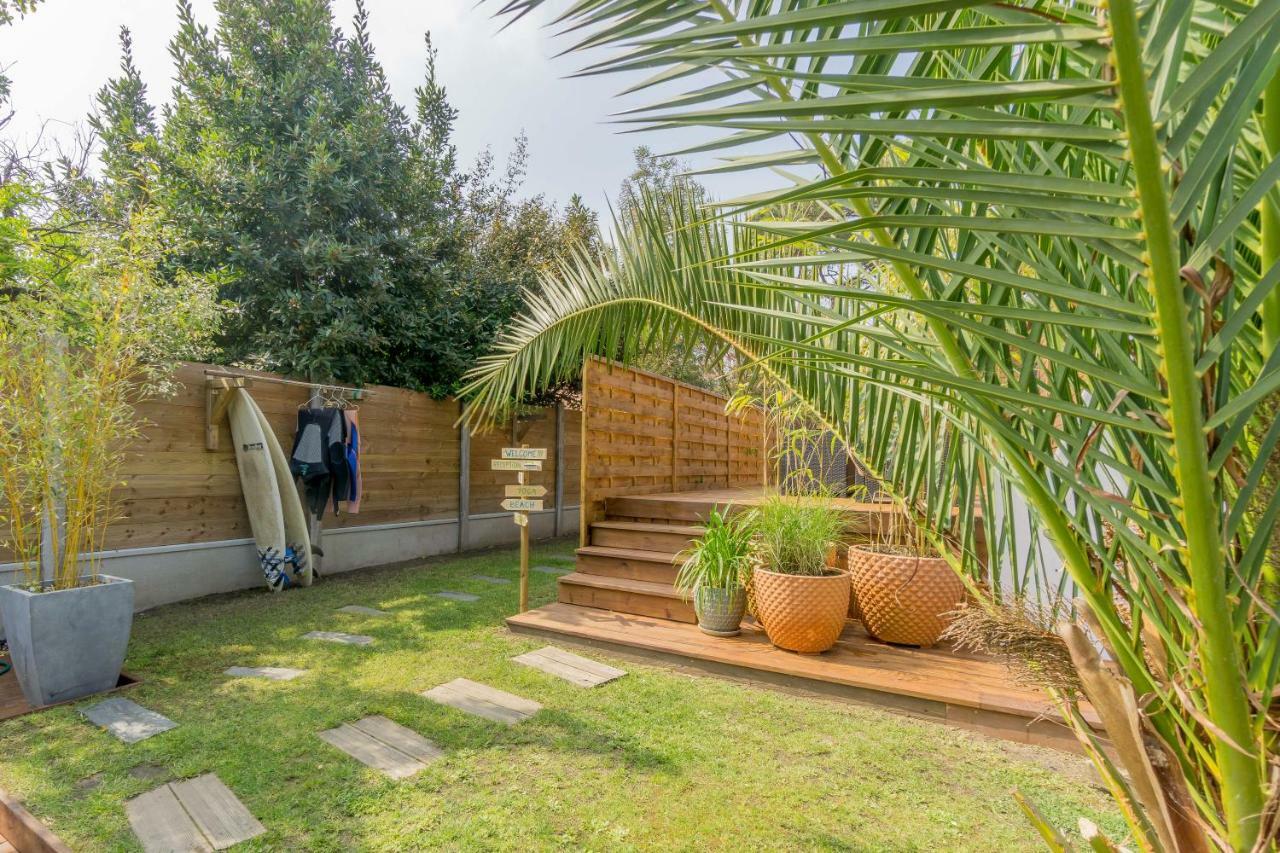 Wood'N Sea Surf Lodge - Auberge De Jeunesse Capbreton Bagian luar foto